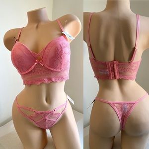 Spree Intimates 34C Push Up Bra & Panty Set